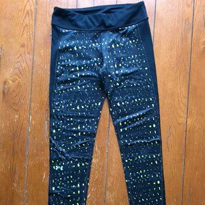 Under Armour Coldgear Black Running Leggings SZ Sm